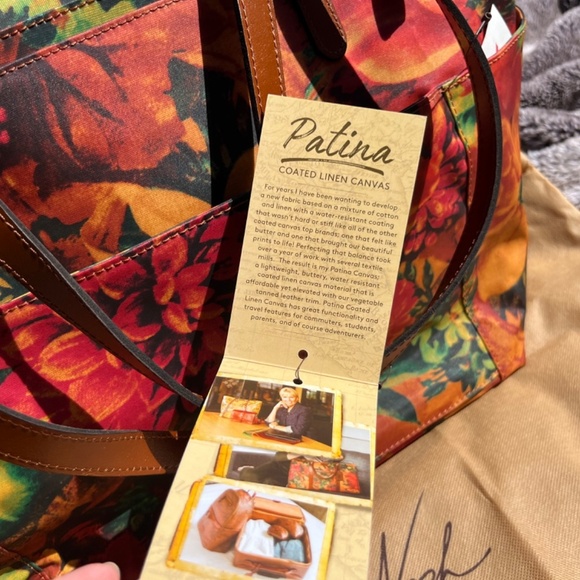 Gorgeous Patricia Nash SORLANA Floral Travel Tote Multi Print New with Tags - Picture 7 of 10